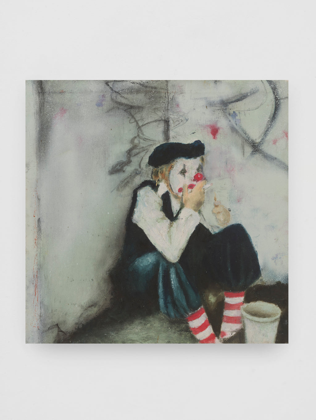 Sad clown