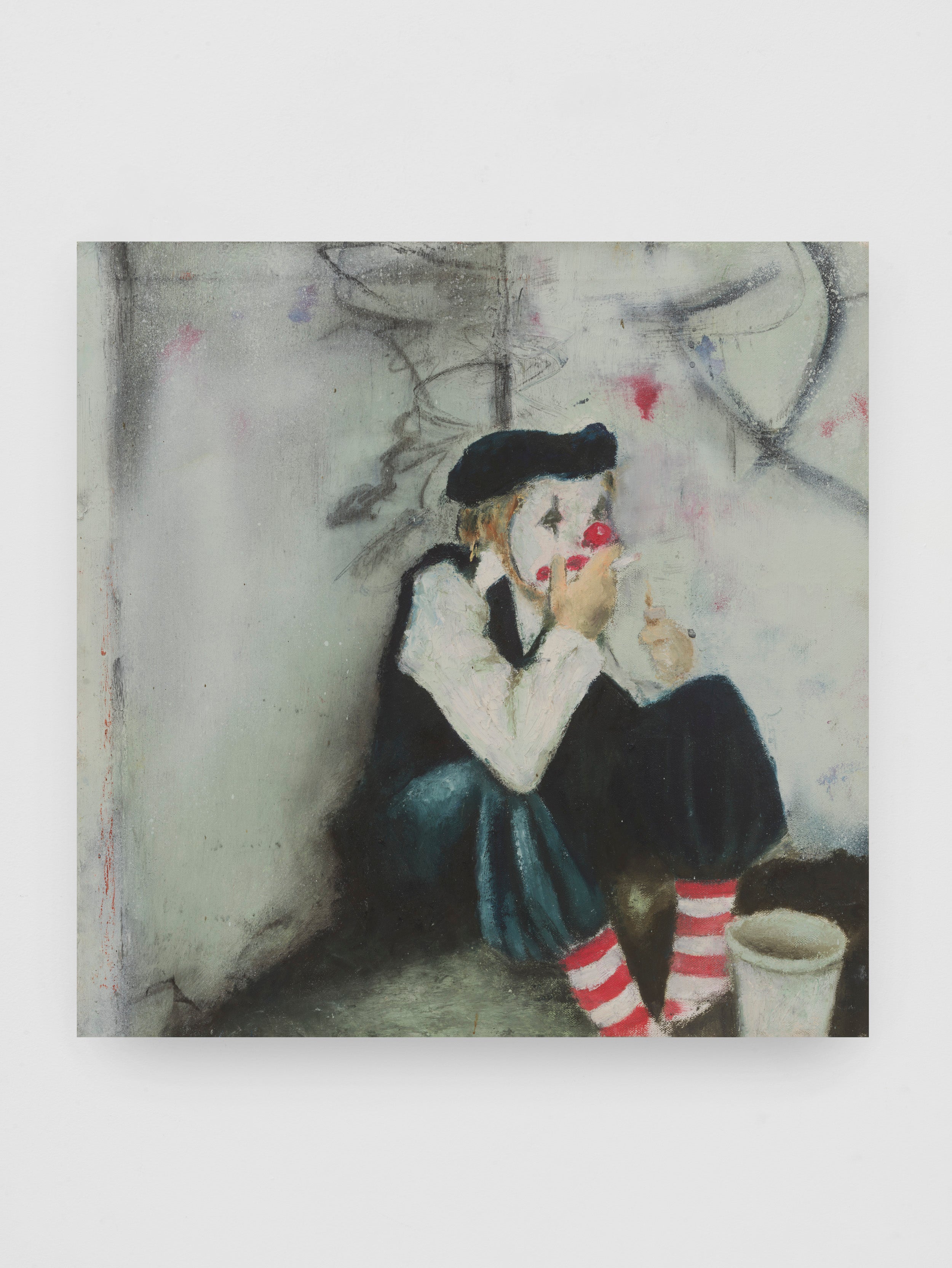 Sad clown
